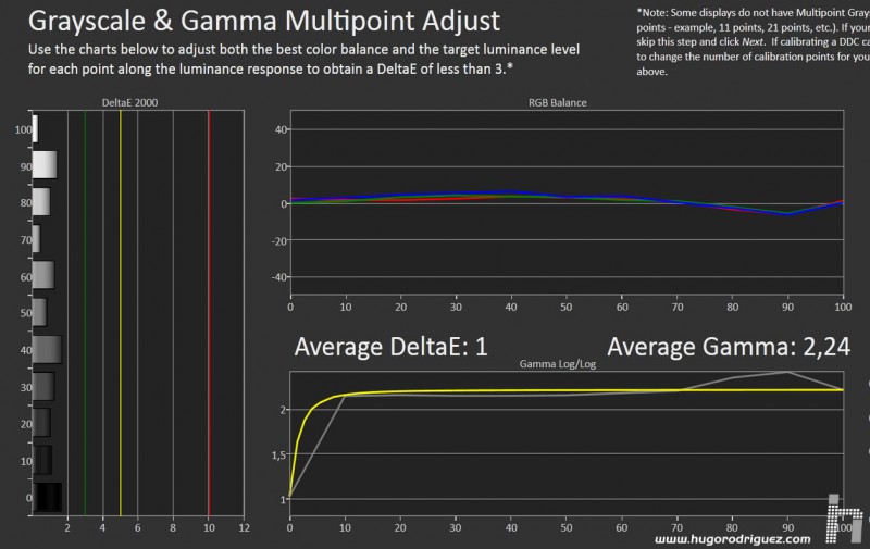 CALMan Gamma Results SHARP 80 EGM