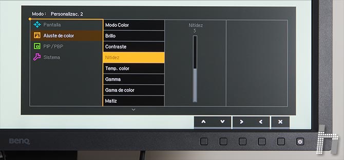 Menus-BenQ-SW320-Color-p-03Nitidez