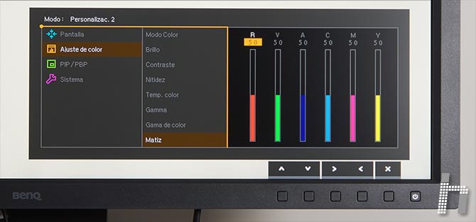 Menus-BenQ-SW320-Color-p-09Matiz