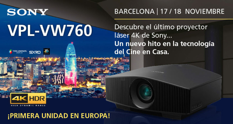 2017-11-18 Presentacion proyector SONY 4K Laser Supersonido