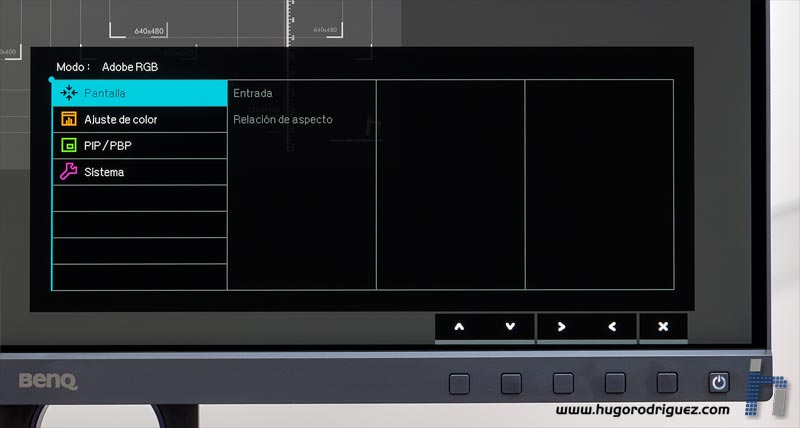 Menus-BenQ-SW271-006-pantalla
