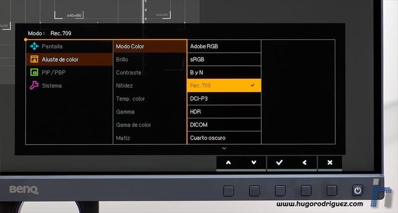 Menus-BenQ-SW271-013-Rec709